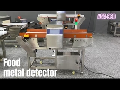 Detector de metales embalado modificado para requisitos particulares de acero inoxidable del papel de aluminio para la transformación de los alimentos industrial