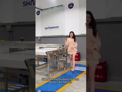 Tamaño personalizado Detector de metales de alimentos para la línea de procesamiento de alimentos 25Kg Capacidad